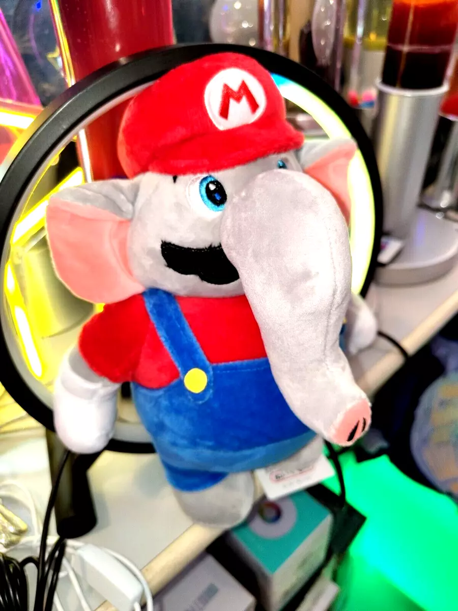 Peluche Super Mario bros Meraviglia Elefante 27cm Plush Bros Elephant  velluto