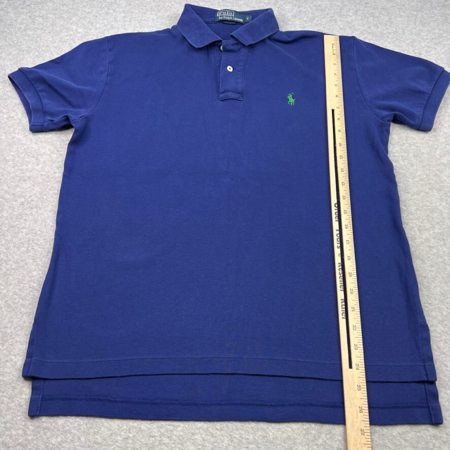 Polo Ralph Lauren Mens Polo Shirt Size Small Short Sleeve Blue Green Pony Logo thumbnail 7
