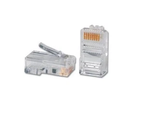10X Connecteur Plug RJ45 UTP 5E Hommes PVC Câble réseau Lan Ethernet