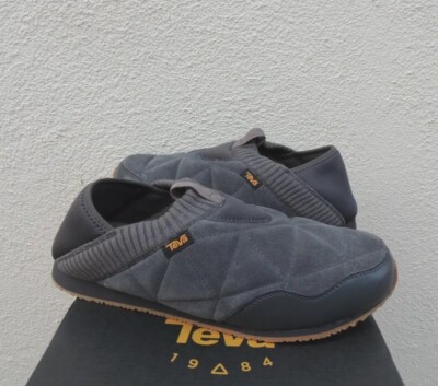 TEVA GREY EMBER MOC SUEDE SHEARLING WOOL SNEAKER