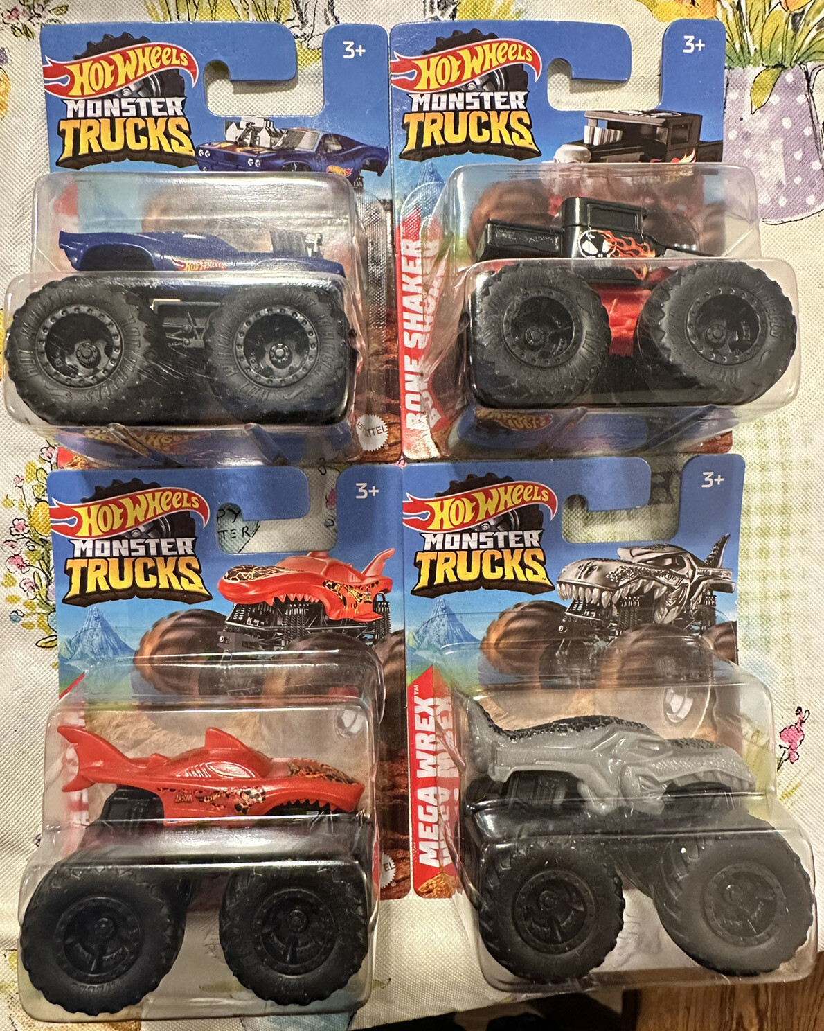 Hot Wheels Monster Trucks Mega-Wrex 164 Diecast Car 2-Pack Mattel Toys -  ToyWiz