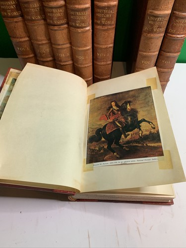 Antique 1920s Books Universal History of the World by J. A. Hammertoe 8 Volumes - Picture 15 of 24