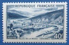 France neuf, n°842A, 40F Vallée de la Meuse, 1949
