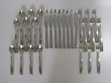 Gourmet Settings GS 18/10 Park Carry On Matte Satin Flatware - 27pcs