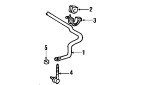 OEM Toyota Genuine Suspension Stabilizer Bar Link Bushing 48817-0C010