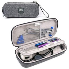Hard Stethoscope Case, Large Stethoscope Carrying Case with ID Slot, Compatible