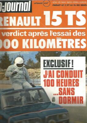 L'AUTO JOURNAL N°09 MORRIS MARINA / R15 TS / FIAT 132 / G.P SPANIEN / MAROKKO