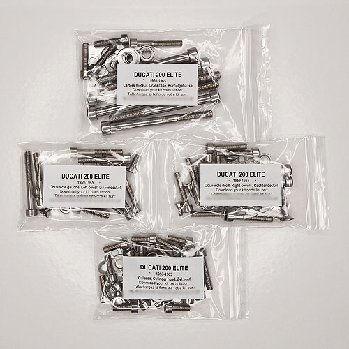 Kit vis allen carter moteur Ducati 200 SS 1959-1965