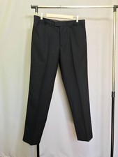 Vintage DOLCE & GABANNA Sz 52 Dark Striped Pants Mens Wool
