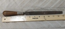 Nicholson 13" Wooden Mill Bastard Made in USA, Lightly Used Rounded Edge VTG