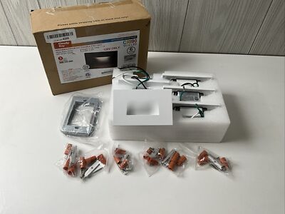 6 Pk CLOUDY BAY Dimmable 120V LED Indoor Outdoor Step Lights, 3/4/5000K