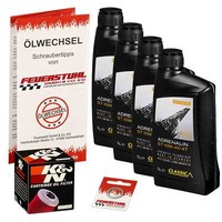 Honda Cbr 600 F (PC19) 87-88, Classic 10W40 ÖL + K&N Racing ÖLfilter, MotoröL