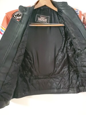 Vintage Repsol Leather Racing Jacket SIZE XL | eBay