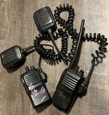 Vertex Standard VX-414-2-5 VHF Radio w/ Mic MH-45 Lot Of 2 Bundle Untested