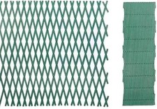 TRALICCIO ESTENSIBILE IN PVC GRIGLIATO DIVISORIO PER RAMPICANTI PIANTE FIORI