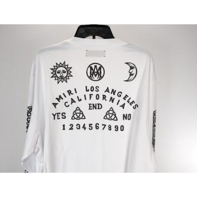 Amiri Ouija Board Long Sleeve T-Shirt in White BNWT XXXL | eBay