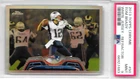2013 TOPPS CHROME TOM BRADY WHITE JERSEY SP PRIZM REFRACTOR PSA 9 MINT