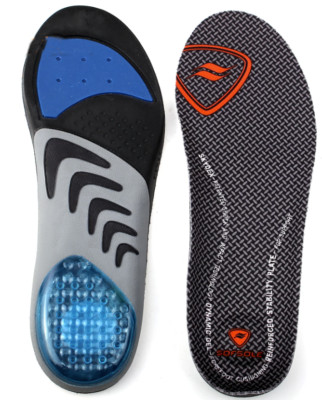 2 Pairs Sof Sole Men's Airr Orthotic Performance Insoles Replacement Insert