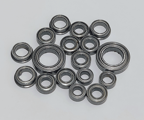 (17pcs) TEAM ASSOCIATED RC10T / RC10T2 SPORT Metal Sealed Ball Bearing Set - Picture 1 of 1