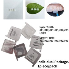 Carillas de porcelana compuestas para blanquear dientes frontales de resina dental de 30 tamaños