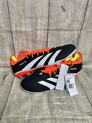 Adidas Predator 24 Pro Firm Ground UK 10 Schwarz Weiß Rot Brandneu