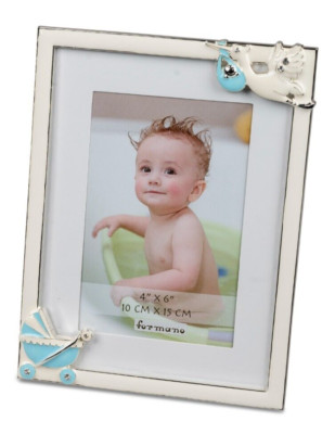 Formano Bilderrahmen Fotorahmen Baby Kinderwagen Bildformat 10 x 15 cm 656155