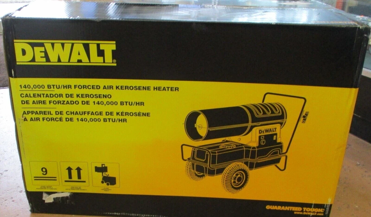 DEWALT DXH140KTHC 140,000 BTU Forced Air Kerosene Heater NEW #200T.56 | eBay