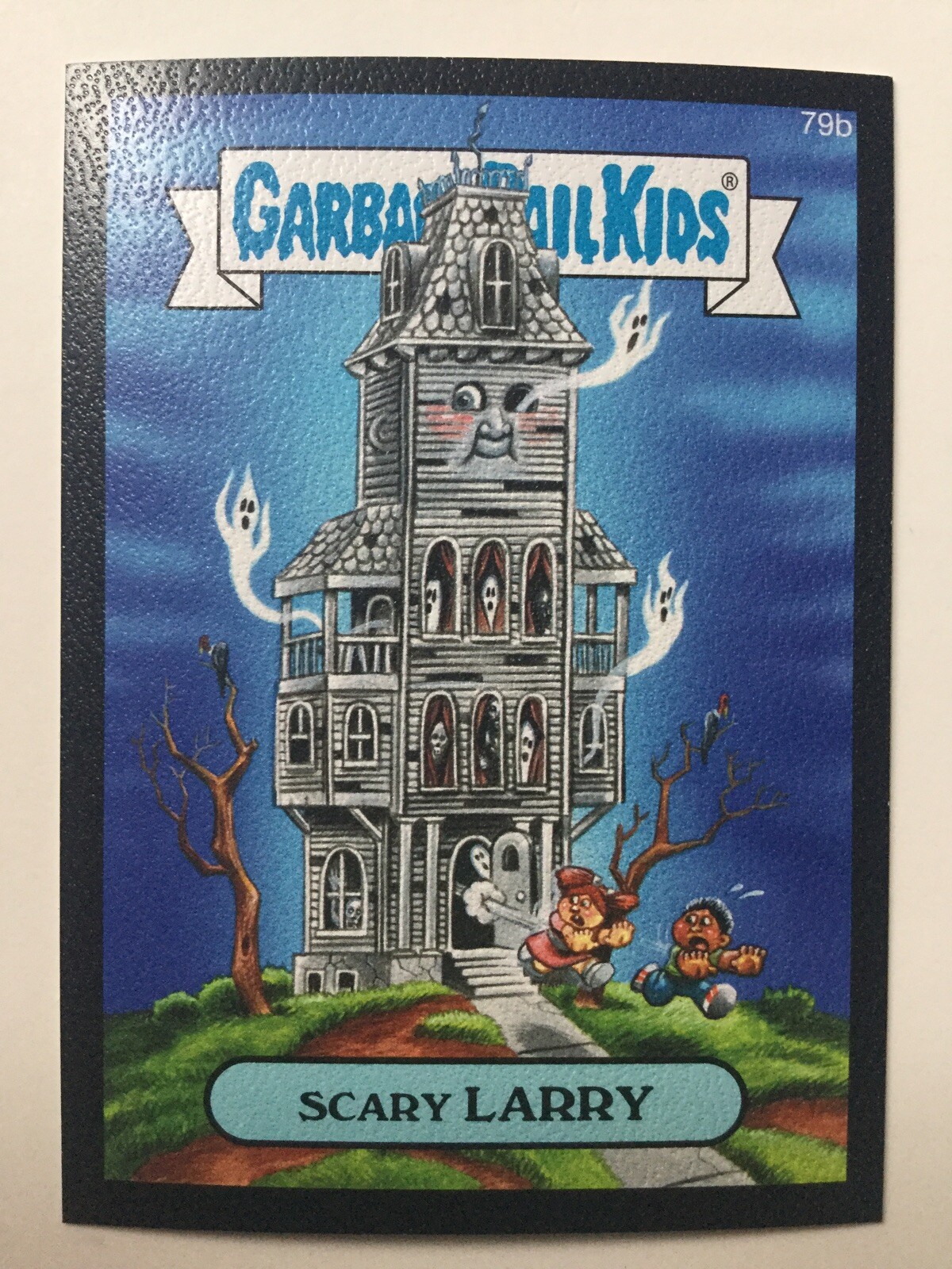 2014 Topps Garbage Pail Kids Series 2 Canvas #79b Scary Larry front