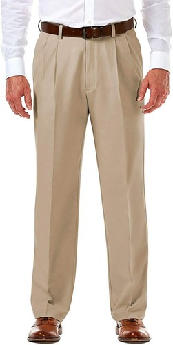 Haggar Men's Cool 18 Pro Classic Fit 