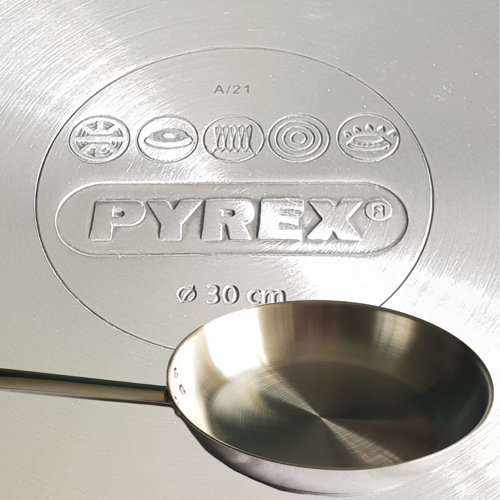 Frying Pan Stainless Steel PYREX MASTER All Hobs Oven Proof Sizes 24,26