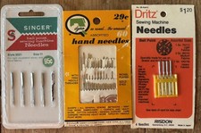 Vintage Sewing Machine NEEDLES Mixed LOT Singer Dritz Dyno Hand Assorted