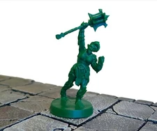 Orc Barbarian Female DnD RPG D&D Fantasy Miniature HERO QUEST FLAT-RATE SHIP