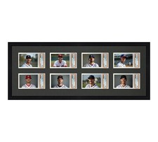 PSA Graded Card Frame Display Holds (8) Slabs Baseball, UV Protection (optional)
