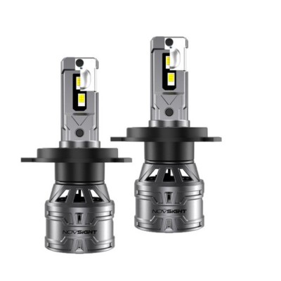 NOVSIGHT H4 LED Headlight Bulbs Lamp High/Low Beam 13000LM 6500K Bright White 2x