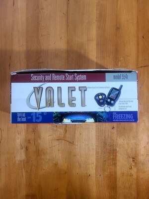 Valet 2-Way All Weather LCD Vehicle Security And Remote Start System 554R NOB