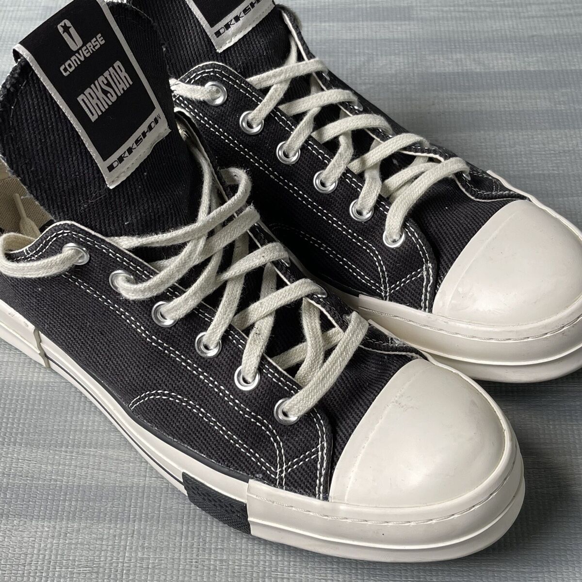 Converse Rick Owens Drkstar Hi Drkshdw Black Egret Men's Converse Rick Owens Drkstar Hi Drkshdw Black Egret Men's