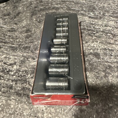 Snap-on 209fleply 9 pc combo drive torx+ shallow socket set e4-e24 sealed
