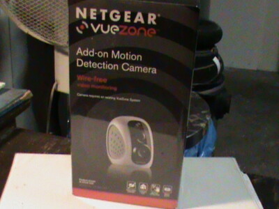 NETGEAR VUeZone VZCM2050-100NAS Add-on Wire Free Motion Detection Day Camera 