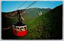 Transportation~Franconia NH~Tram Car~Mt Lafayette Aerial Tramway~Vintage PC