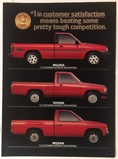 Mazda SE-5 Truck 1988 Vintage Print Ad 16x11 Inches Wall Decor
