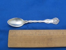 Roden Bros Canada Sterling IMPERIAL QUEEN Pattern DEMITASSE SPOON-Mono EGM