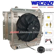 Radiator+Shroud Fan+Relay For 1987-2006 Jeep Wrangler YJ TJ L4 L6 2.4L 2.5L 4.0L