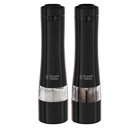 5038061107173 RUSSELL HOBBS 28010-56 Molinillo de sal, pimienta y especias 2 pieza(s) Blac - Imagen 1 de 6