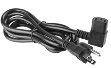 Premium 6-Feet Power Cord With Right-Angled Receptacle
