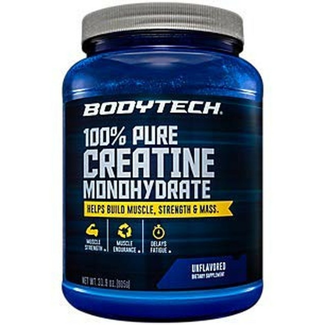 Bodytech Creatine Monohydrate 100 Pure 5gm 32 Oz Powder Supplement for