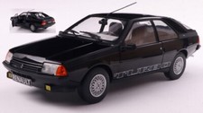 Miniature Voiture Auto 1:18 Solido RENAULT FUEGO TURBO BLACK Diecast