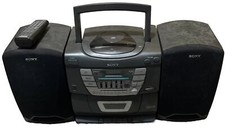 Vintage 1998 Sony Boombox Radio Cd Cassette Tape CFD-Z135