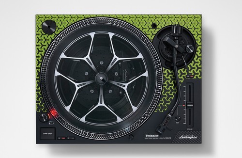 Technics SL-1200M7B & Lamborghini collaboration Turntable Green New JAPAN F/S - Picture 4 of 14