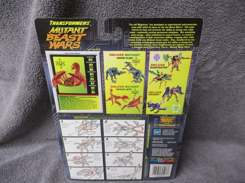 Transformers Mutant Beast Wars ~POISON BITE ~ Scorpion/Baracuda Hasbro 1999 - Picture 3 of 3