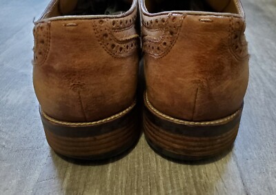 COLE HAAN Lenox Hill C12362 Brown Leather Casual Wingtip  display picture 1